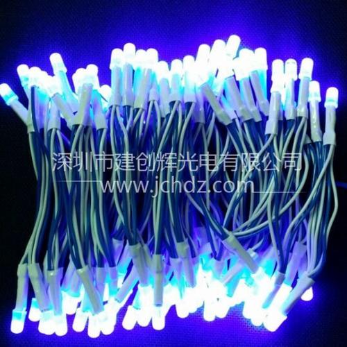 深圳厂家热销高品质 高亮度5v绿色led灯串 led广告标牌用灯串